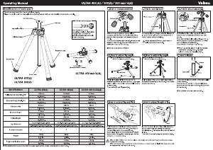 Manual Velbon Ultra 353 Mini Tripod