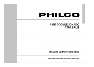 Manual de uso Philco PHS32C09 Aire acondicionado