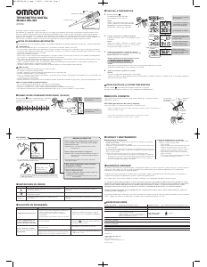 Manual de uso Omron MC-245 Termómetro
