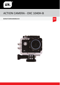 Bedienungsanleitung OK OXC 1040H-B Action-cam