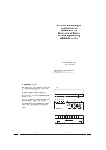 Manual de uso Airis EM-02HG Estación meteorológica