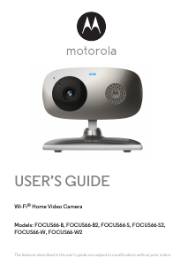 Handleiding Motorola FOCUS66-B2 Webcam