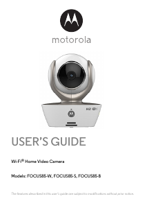 Manual Motorola FOCUS85-W Webcam