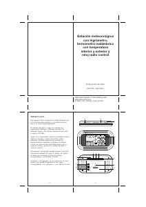 Manual de uso Airis EM-03HG Estación meteorológica