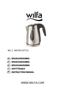 Handleiding Wilfa WK-5 Waterkoker