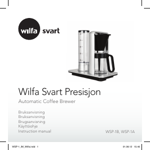 Handleiding Wilfa WSP-1B Koffiezetapparaat