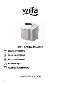 Manual Wilfa BM-1 Bread Maker