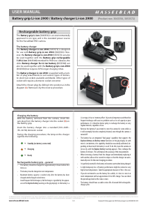 Handleiding Hasselblad Li-ion 2900 Battery grip