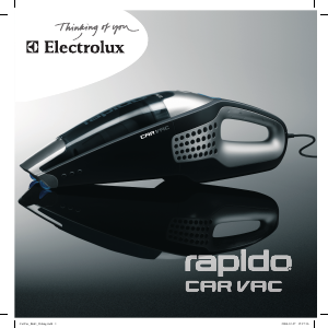 Manuale Electrolux ZB412C Rapido Car Vac Aspirapolvere a mano