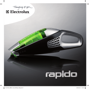 Manual de uso Electrolux ZB4103 Rapido Aspirador de mano