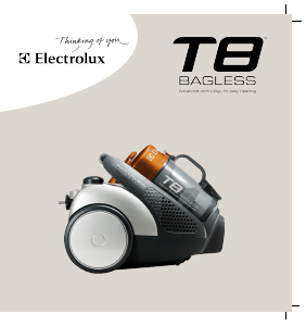Manual de uso Electrolux ZT3520 T8 Aspirador