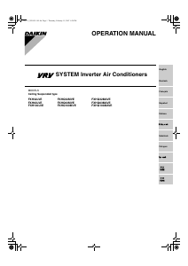 说明书 大金FXHQ32MVE空调