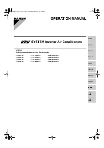 说明书 大金FXKQ40MAVE空调