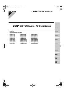 说明书 大金FXMQ40MAVE空调