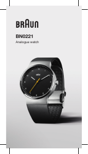 说明书 博朗BN0221手表