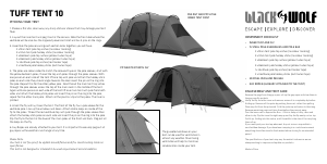 Handleiding BlackWolf Tuff 10 Tent