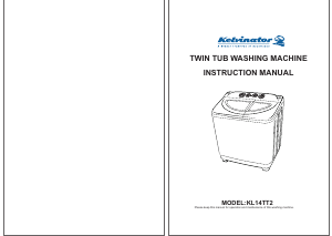 Manual Kelvinator KL14TT2 Washing Machine