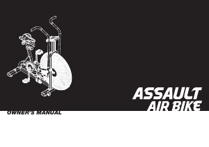 Manual Assault Airbike Exercise Bike
