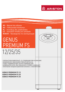 Manuál Ariston Genus Premium FS 25 Kotel pro centrální vytápění