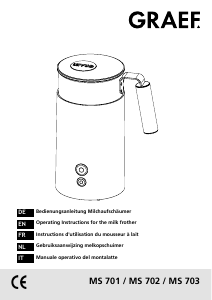 Bedienungsanleitung Graef MS 703 Milchaufschäumer