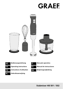 Manual Graef HB 502 Hand Blender