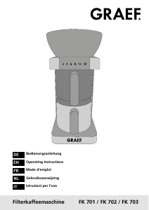 Handleiding Graef FK 701 Koffiezetapparaat