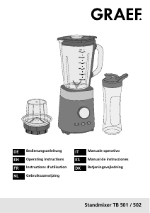 Manual Graef TB 502 Blender