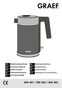 Bruksanvisning Graef WK 402 Vannkoker