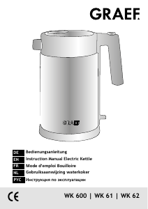 Bedienungsanleitung Graef WK 600 Wasserkocher