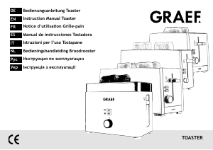 Bedienungsanleitung Graef TO 102 Toaster