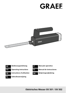 Manual de uso Graef EK 502 Cuchillo eléctrico