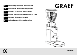 Mode d’emploi Graef CM 900 Moulin à café