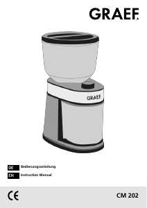 Manual Graef CM 202 Coffee Grinder