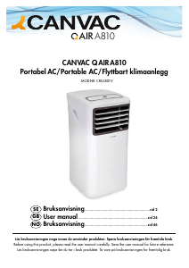 Bruksanvisning Canvac Q Air A810 Luftkonditionering