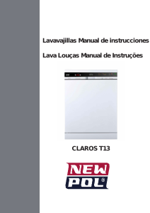 Manual New Pol Claros T13 Máquina de lavar louça