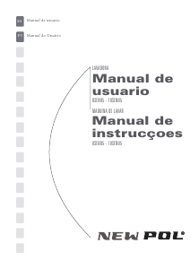 Manual de uso New Pol 8SENU5 Lavadora