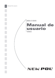 Manual de uso New Pol 10NEMES6 Lavadora