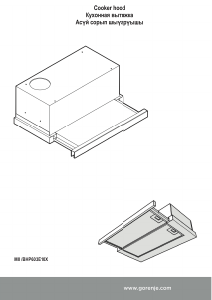 Instrukcja Gorenje BHP603EX Okap kuchenny