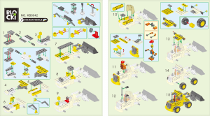 Manual Blocki set KB8042 MyCity Excavator