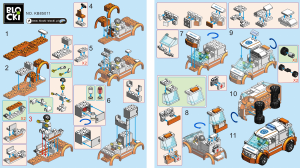 Manual Blocki set KB85011 MyCity Ambulance