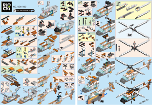 Handleiding Blocki set KB85009 MyCity Traumahelikopter