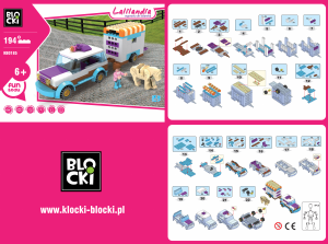 Manual Blocki set KB0185 Lalilandia Horse transport