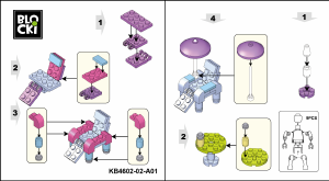 Manual Blocki set KB4602-2 Lalilandia Summer beach