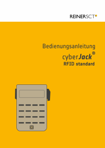 Bedienungsanleitung ReinerSCT cyberJack RFID Standard Kartenleser