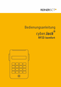Bedienungsanleitung ReinerSCT cyberJack RFID Comfort Kartenleser