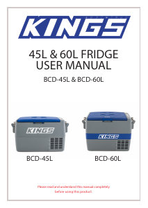 Manual Kings BCD-60L Cool Box