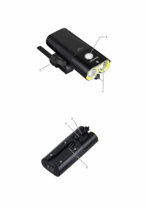 Bedienungsanleitung Gaciron V9D-1600 Fahrradlampe