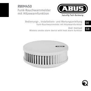 Manual Abus RWM450 Smoke Detector