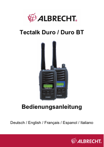 Handleiding Albrecht Tectalk Duro BT Walkie-talkie