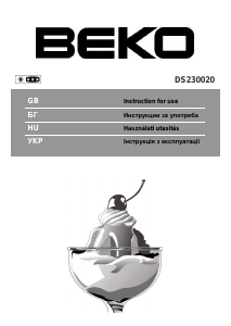 Manual BEKO DS230020 Fridge-Freezer